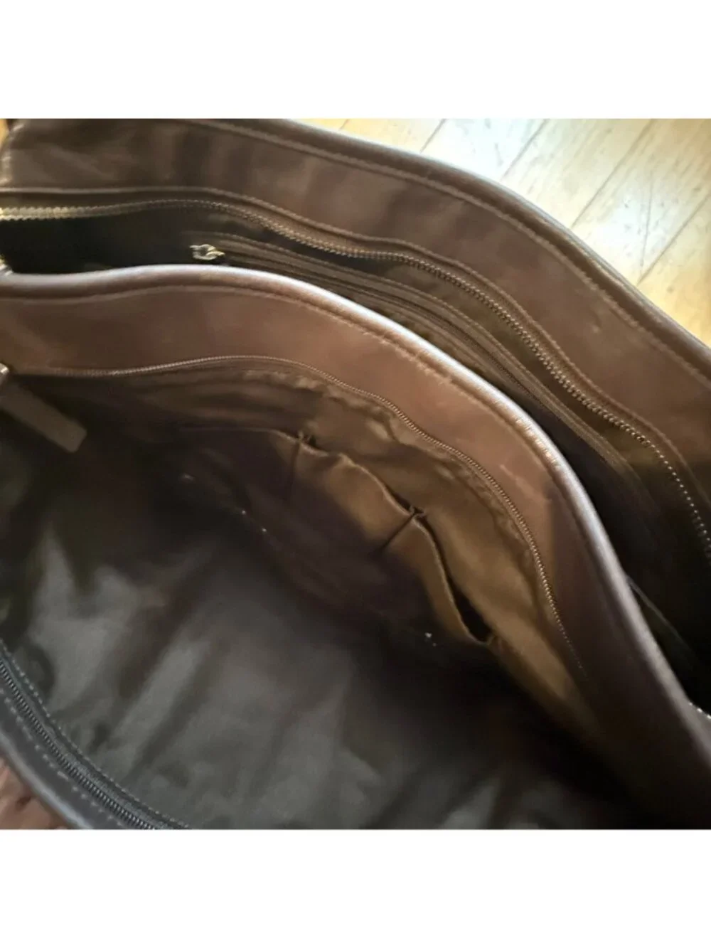 Vintage Coach Brown Leather Messenger Bag *Imperfections F1369